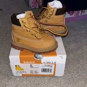 Timberland Kids Tan Boots